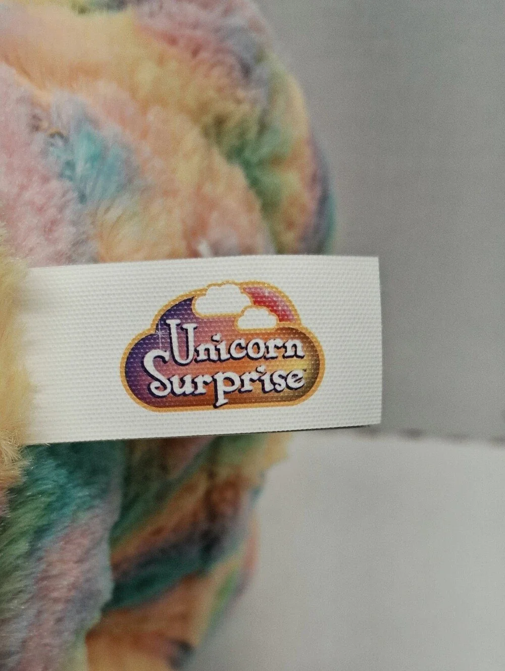 Just Play 2018 Unicorn Surprise Tie Dye Plush Hidden Pouch  & 4 Unicorn Babies